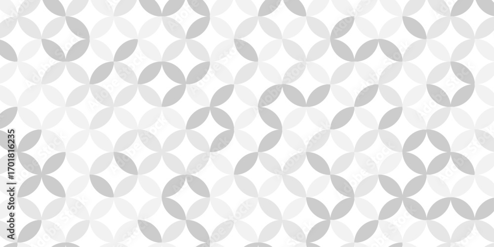 Poster vector seamless pattern with abstract lines and flower design. abstract geometric fabric circle flor