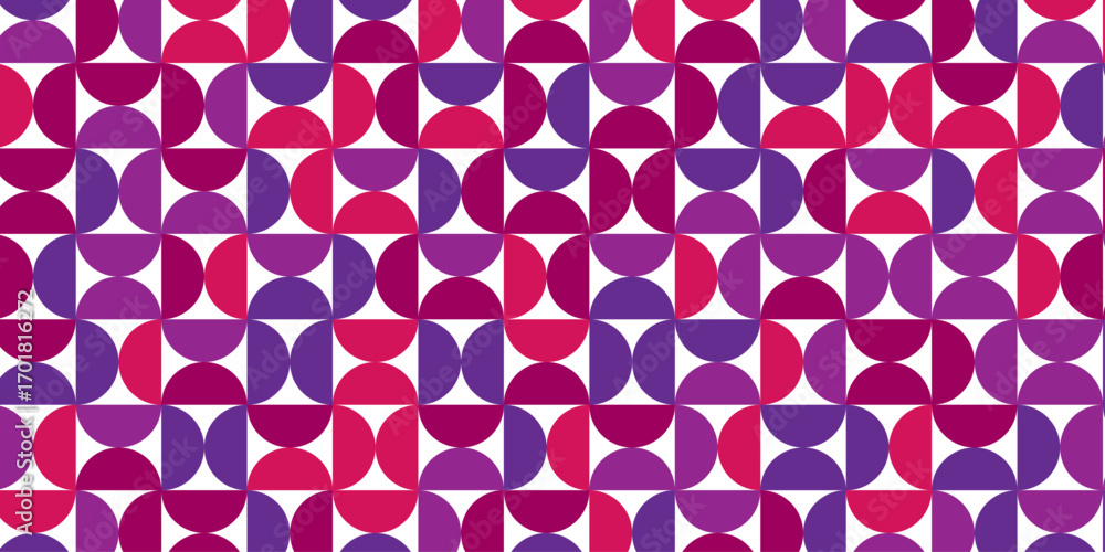 Aufkleber vector seamless pattern with abstract lines and flower design. abstract geometric fabric circle flor