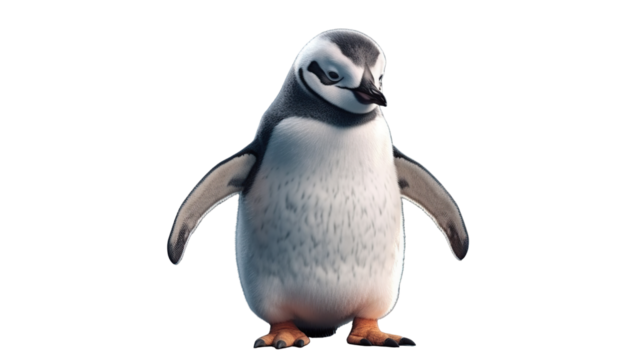 Cute penguin illustration