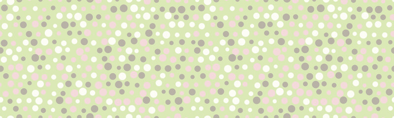 Round spotted pattern with geometric repetition. Ideal for fabric prints, poster backgrounds, and abstract wallpaper designs with trendy circles.