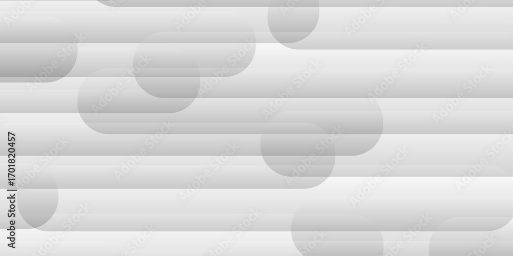 Poster abstract minimal white and grey glossy curve wavy geometric background. white paper texture and futu