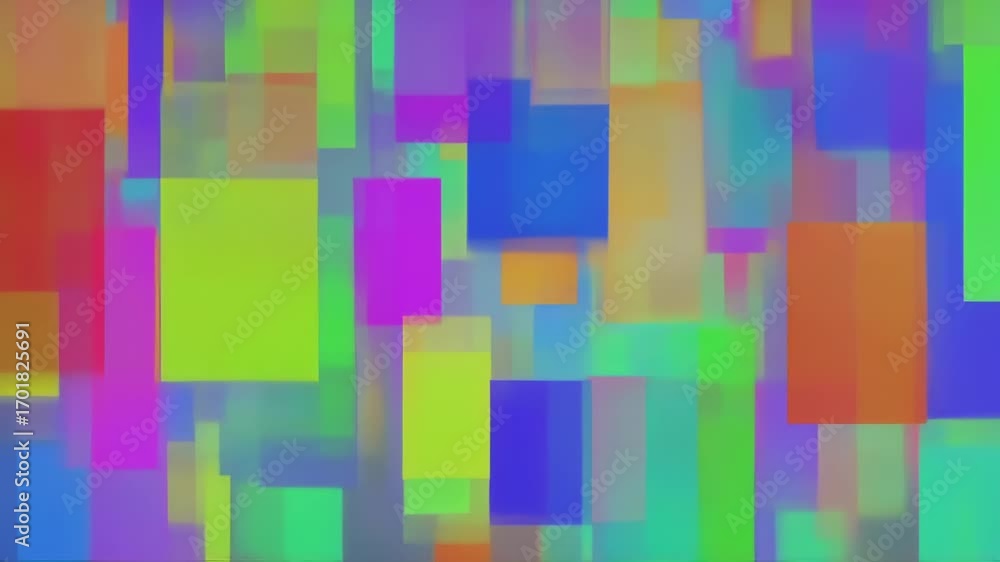 Aufkleber abstract color shifting patterns and shapes