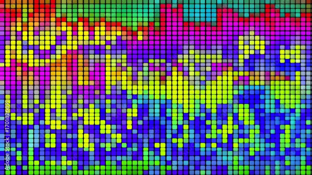 Poster abstract colorful patterns shifting and evolving