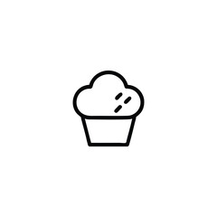 Cupcake With Sprinkles Icon