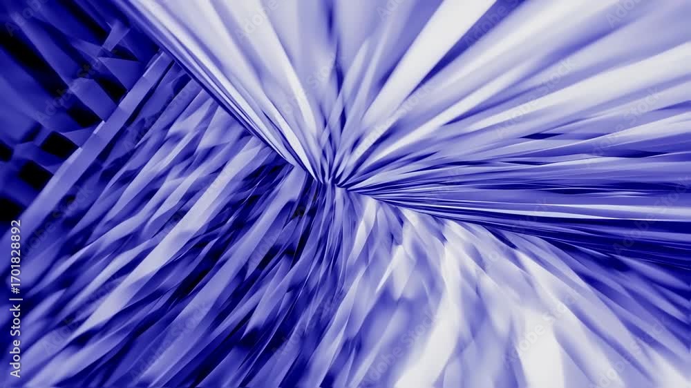 Poster abstract fractal pattern radiating from center