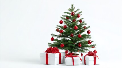christmas tree with presents