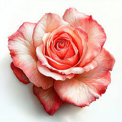 rosa hiperrealista muy detallada