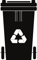 Trash icon . Garbage can collection. Garbage icon . Web icon, delete button. Delete symbol flat style on white background - stock vector.Recycle icon and trash symbol, Recycling sign, Recycle symbol 
