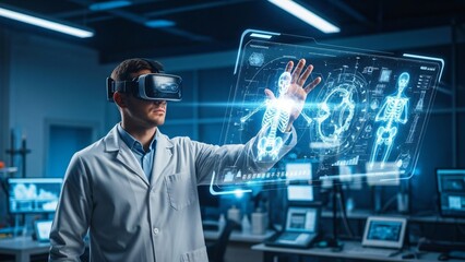 Scientist uses VR to analyze holographic human anatomy