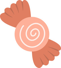 sweet colorful candy cartoon