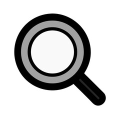 vector magnifying glass icon