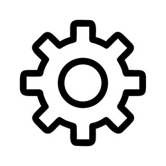gear icon vector illustration