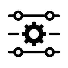 vector illustration of a metal key