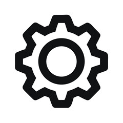 gear icon vector illustration