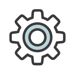 gear icon vector illustration