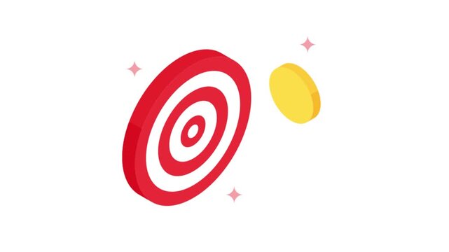 Wrong Target isometric animation MP4 file
