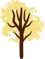autumn tree illustration 