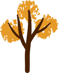 autumn tree illustration 