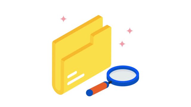 Search file isometric animation MP4 file