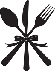 spoon and fork 100% editable file 