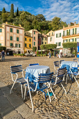 Picturesque resort town of Portofino in Liguria, Italy