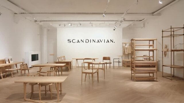 Scandinavian furniture store.