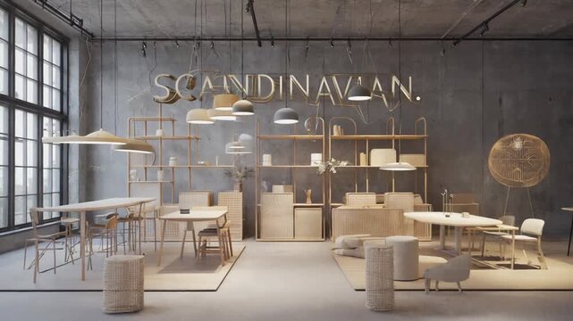 Scandinavian furniture store.