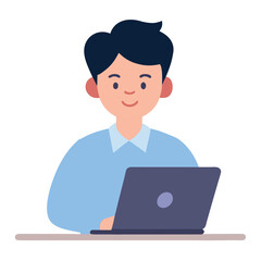 businessman with laptop