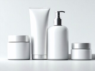 コスメボトル　モックアップ　サンプルイメージ	