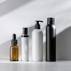 コスメボトル　モックアップ　サンプルイメージ	