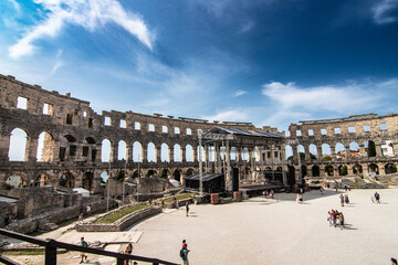 Roman Arena in Pula, Croatia