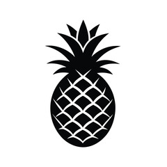 Obraz premium vector illustration of a fresh pineapple