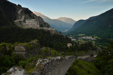 Obraz premium The fortress of Fenestrelle, Torino, Italy