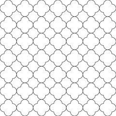 Clover Pattern on Sand Square Background