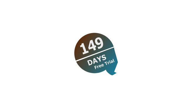 149 Days Free Trial &ndash; Try Before You Buy. Business Product Offer Video 4k Animation.