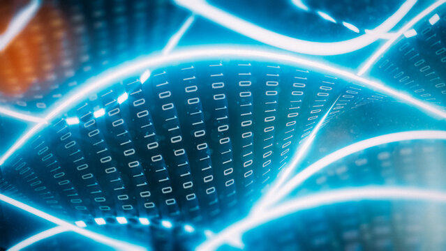 Technological DNA concept blends data and modern design techniques