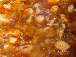Hearty Stew with Meat and Vegetables