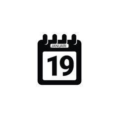 : 19 Januari calender icon