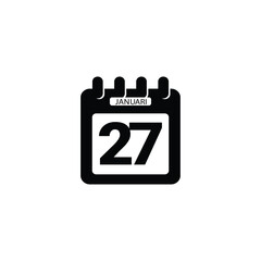 : 27 Januari calender icon 