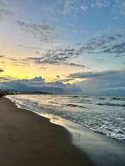 Fototapeta premium sunset on the beach