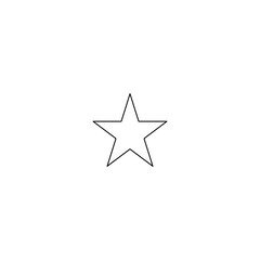 : rating 1 star market icon line vector.