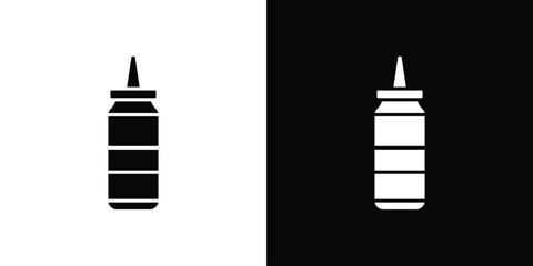Ketchup icon symbol for templates, web design and infographics