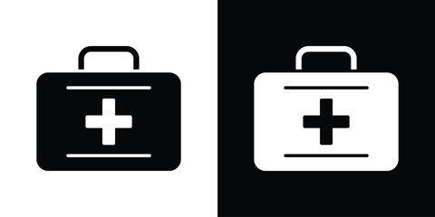 First aid box icon symbol for templates, web design and infographics