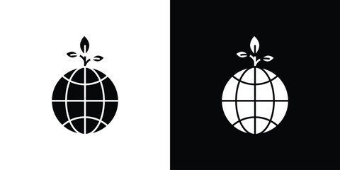 Environment icon symbol for templates, web design and infographics