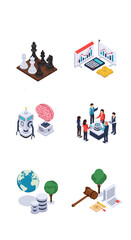 Fototapeta premium Strategic planning and business growth analysis for successful investment and economic development