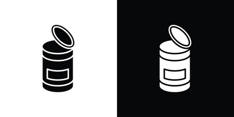 Canned food icon symbol for templates, web design and infographics