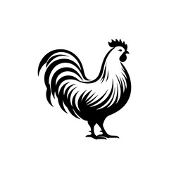 Graceful Hen Vector Illustration – Farm Animal Design