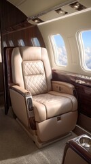 Luxury aircraft with comfy seating