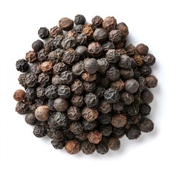 Obraz premium Pile of whole black peppercorns