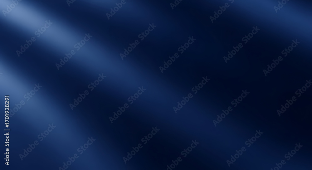 Aufkleber abstract dark blue background with blurred light rays creating a soft and elegant visual effect crea